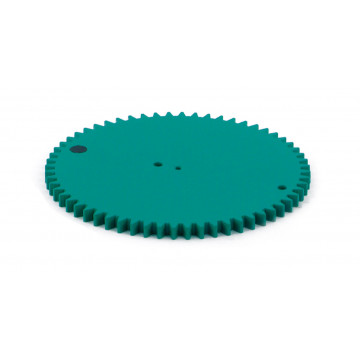 Ozubené koleso 60 zubov, D = 124 mm, zelené