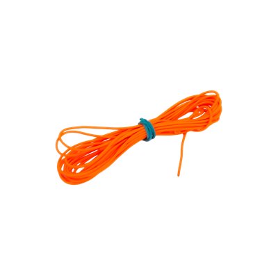 Gumová niť v signálnej farbe, dĺžka 300 cm, priemer 1 mm