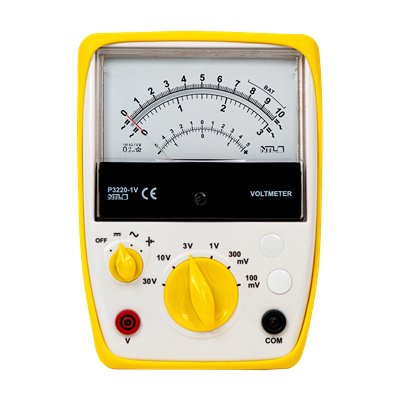 Voltmeter, analógový