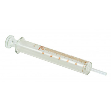 Striekačka 50 ml, sklo