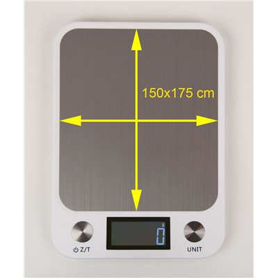 Digitálna váha 15 kg/1 g, so sieťovým zdrojom