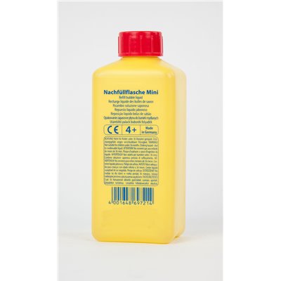 Fľaša s roztokom pre bublifuk, 250 ml