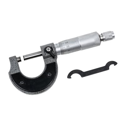 Skrutkový mikrometer, 0 – 25 mm Skrutkový mikrometer, 0 – 25 mm
