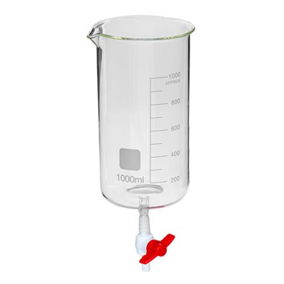 Nádoba s odtokom a ventilom, 1000 ml Nádoba s odtokom a ventilom, 1000 ml