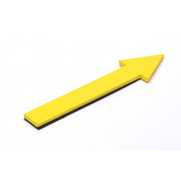 Šipka žltá, L = 80 mm, magnetická