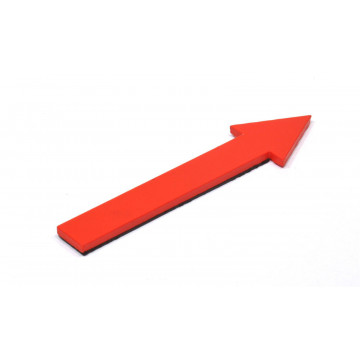 Šipka červená, L = 80 mm, magnetická