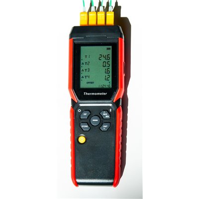 Digitálny teplomer so 4 senzormi, Bluetooth