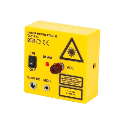 Laser, 635 nm, 1 mW, modulovateľný