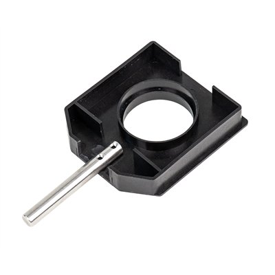 Držiak pre šošovky v objímke a kruhové clony, s držadlom