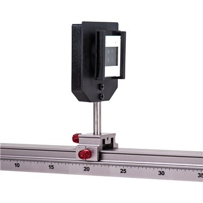 Držiak pre šošovky v objímke a kruhové clony, s držadlom