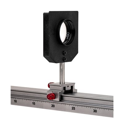 Šošovka zo skla, v ráme, D 50 mm, FL +50 mm