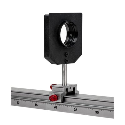 Šošovka zo skla, v ráme, D 50 mm, FL +100 mm