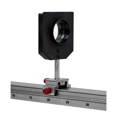 Šošovka zo skla, v ráme, D 50 mm, FL +200 mm