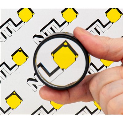 Šošovka zo skla, v ráme, D 50 mm, FL +300 mm