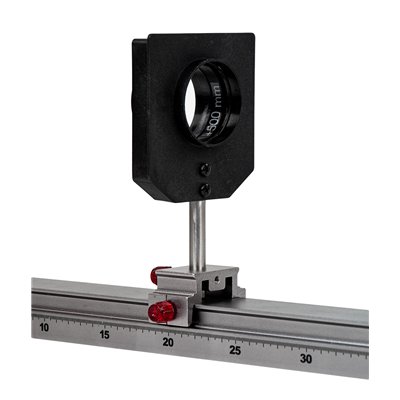 Šošovka zo skla, v ráme, D 50 mm, FL +500 mm