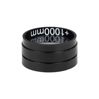 Šošovka zo skla, v ráme, D 50 mm, FL +1000 mm