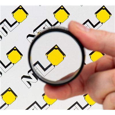 Šošovka zo skla, v ráme, D 50 mm, FL +1000 mm