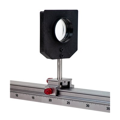 Šošovka zo skla, v ráme, D 50 mm, FL -100 mm