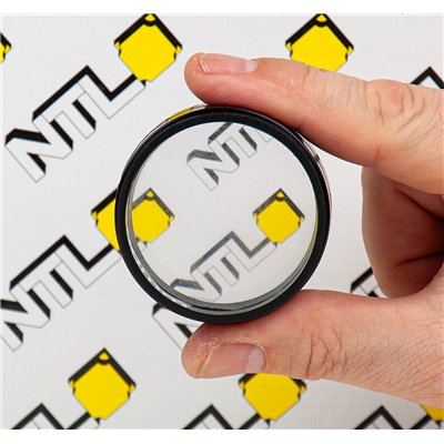 Šošovka zo skla, v ráme, D 50 mm, FL -300 mm